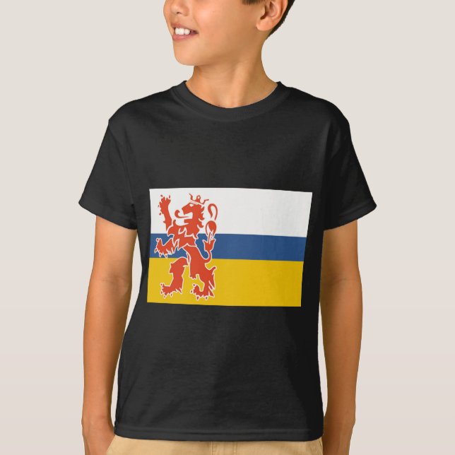 T-shirt Drapeau néerlandais de Limburg (Devant)
