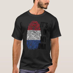 T-shirt Drapeau néerlandais Dna Empreinte Hollande Oranje