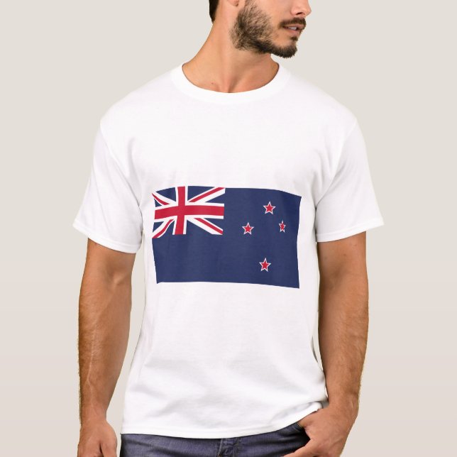 T-shirt Drapeau néo-zélandais (Devant)