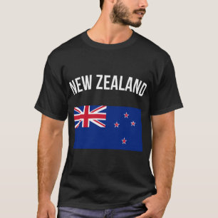 T-shirt Drapeau néo-zélandais