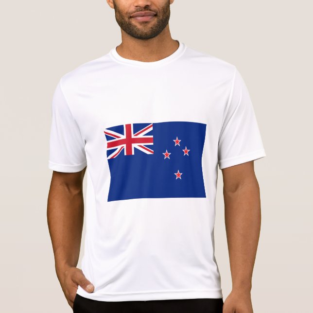 T-shirt Drapeau néo-zélandais (Devant)