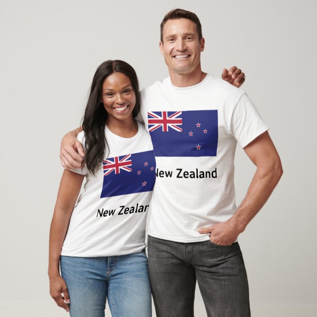 T-shirt Drapeau néo-zélandais (Unisexe)