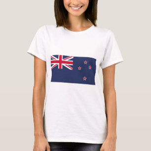 T-shirt Drapeau néo-zélandais