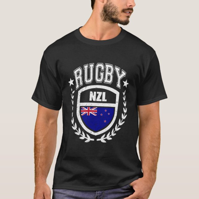 T-shirt Drapeau néo-zélandais Drapeau Vintage Sp (Devant)
