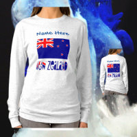 Drapeau Néo-Zélandais et Néo-Zélandais Bleu Person