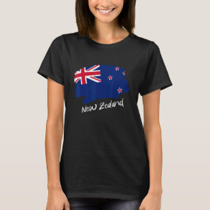 T-shirt Drapeau néo-zélandais Nouvelle-Zélande 1