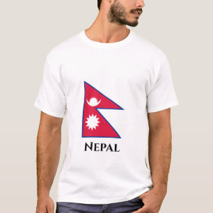 T-shirt Drapeau népalais