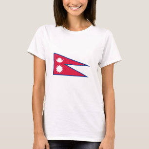 T-shirt Drapeau népalais