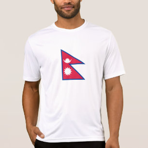 T-shirt Drapeau népalais