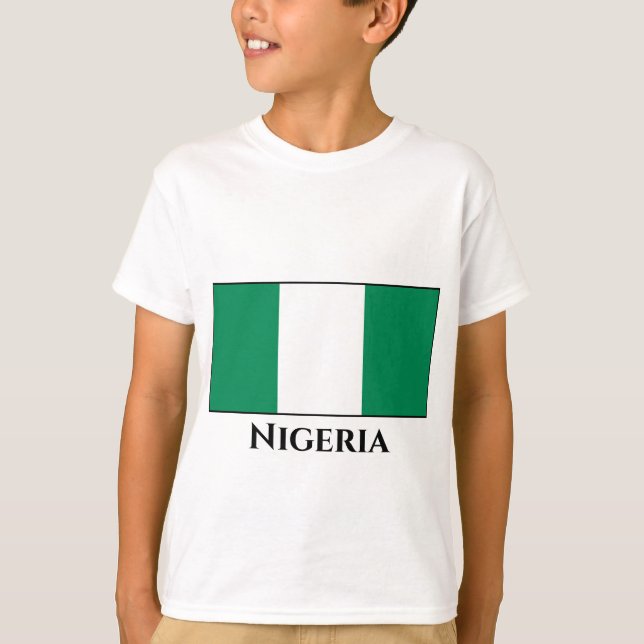 T-shirt Drapeau nigérian (Devant)