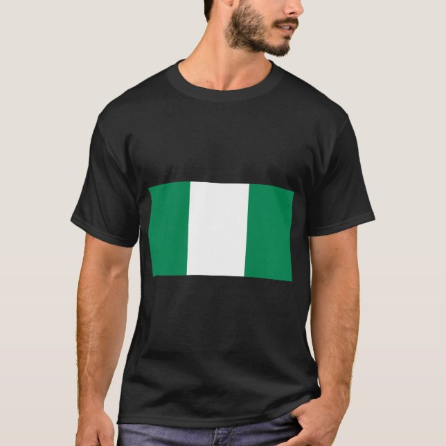 T-shirt Drapeau nigérian (Devant)