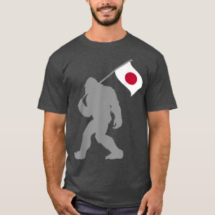 T-shirt Drapeau nihon ou japonais sur drapeau japonais