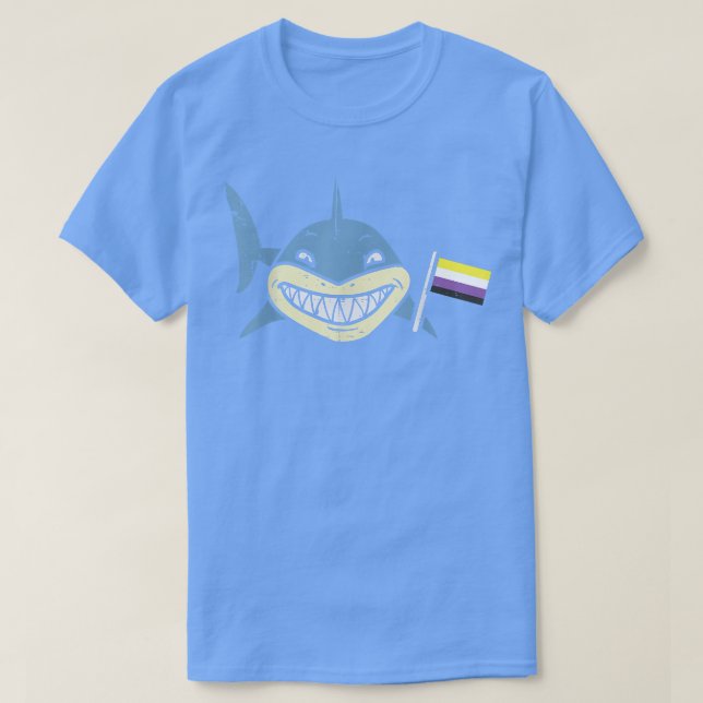 T-shirt Drapeau non binaire Drôle Enby NB Pride Hommes LGB (Design devant)