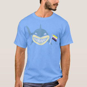 T-shirt Drapeau non binaire Drôle Enby NB Pride Hommes LGB