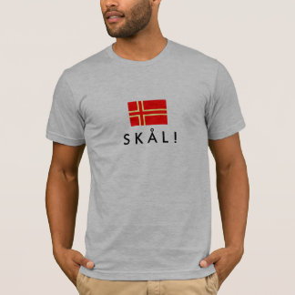 T-shirt drapeau normand de saint-Olaf SKÅL !