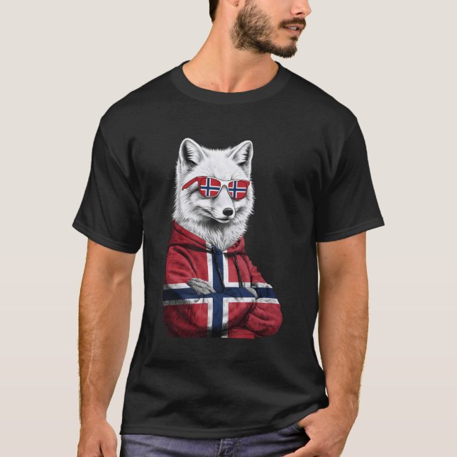 T-shirt Drapeau Norvège Norge Fierté norvégienne (Devant)