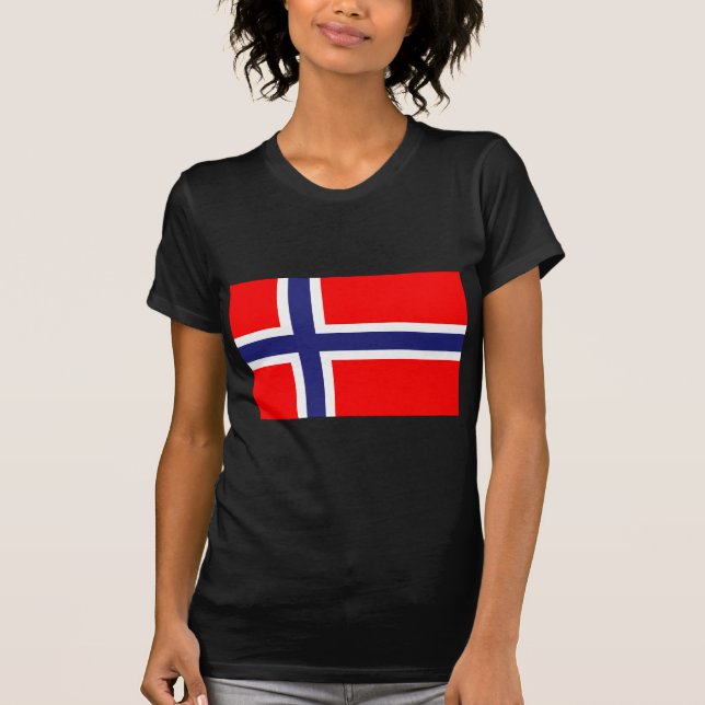 T-shirt Drapeau norvégien (Devant)