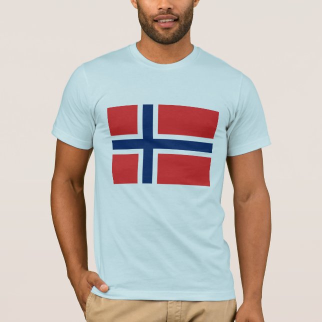 T-shirt Drapeau norvégien (Devant)