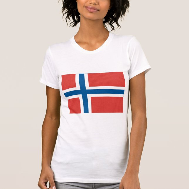 T-shirt Drapeau norvégien (Devant)