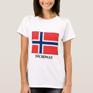 T-shirt Drapeau norvégien