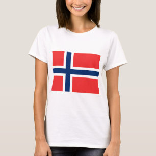 T-shirt Drapeau norvégien