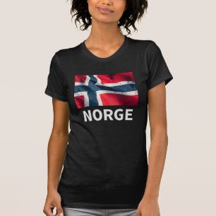 T-shirt Drapeau norvégien