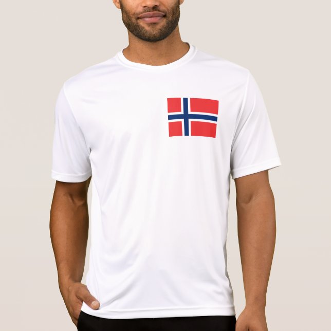 T-shirt Drapeau norvégien (Devant)
