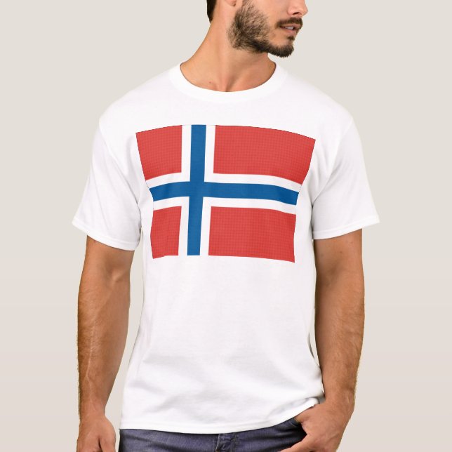 T-shirt Drapeau norvégien (Devant)