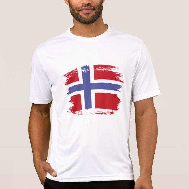 T-shirt Drapeau norvégien (Devant)