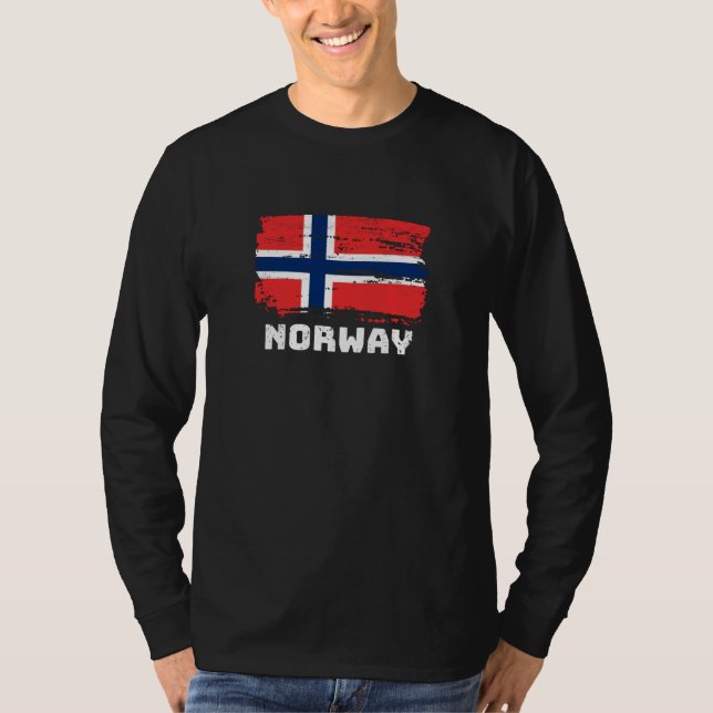 T-shirt Drapeau norvégien (Devant)
