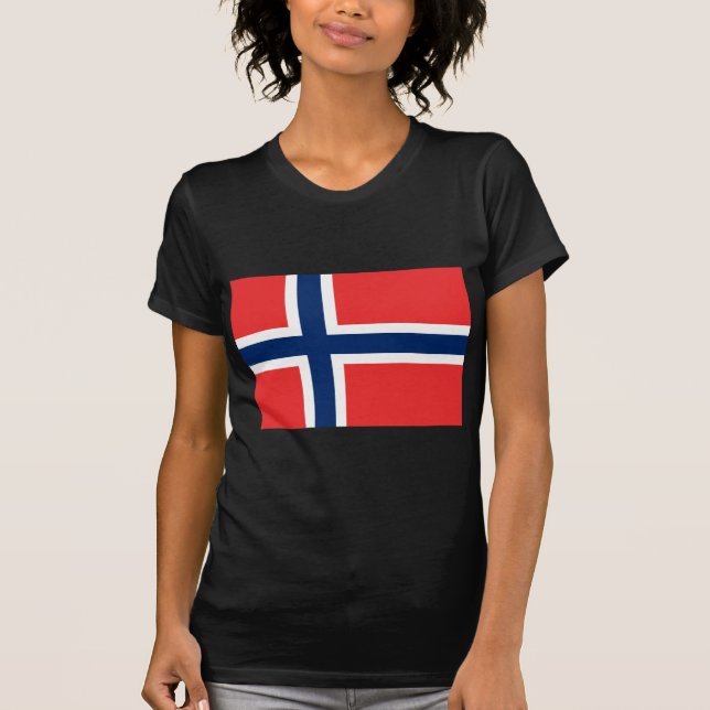 T-shirt Drapeau norvégien (Devant)