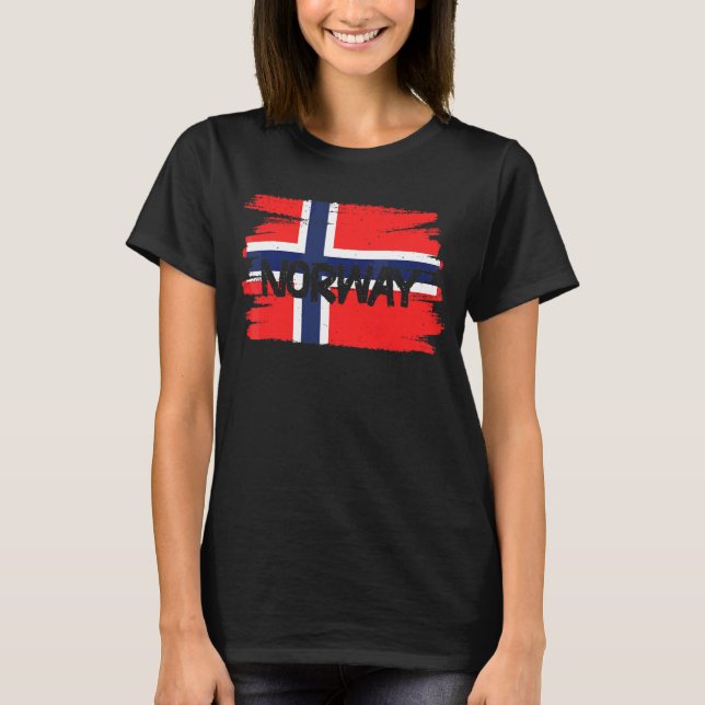 T-shirt Drapeau norvégien (Devant)