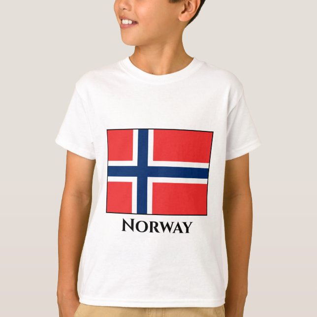 T-shirt Drapeau norvégien (Devant)
