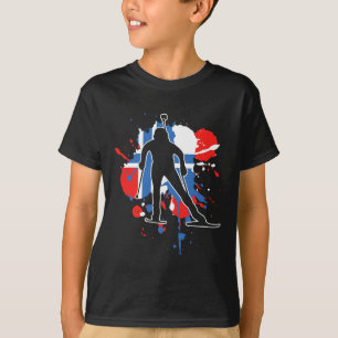 T-shirt Drapeau norvégien Biathlonist - Biathlon norvégien