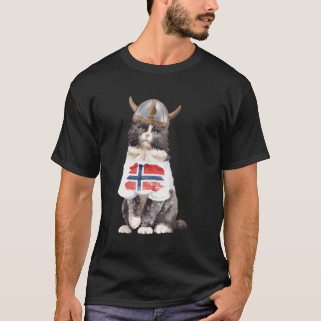 T-shirt Drapeau norvégien de la forêt (Devant)