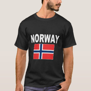 T-shirt Drapeau norvégien Drapeaux norvégiens