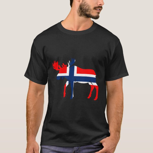 T-shirt Drapeau norvégien Norvège (Devant)