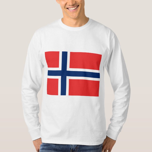 T-shirt Drapeau norvégien (Norvège) (Devant)