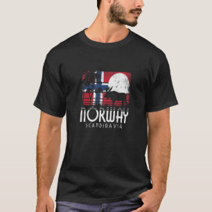 T-shirt Drapeau norvégien Scandinavie Noreg Rtr scandinave