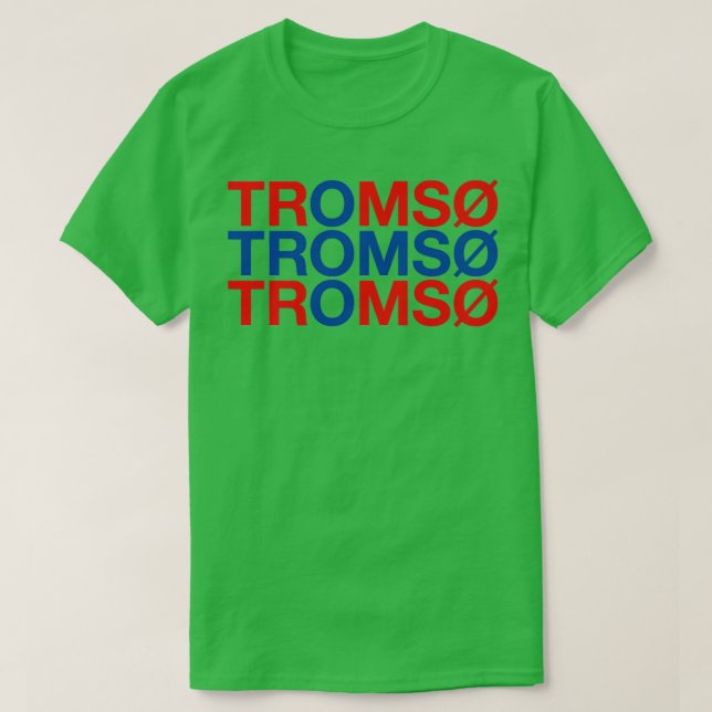 T-shirt Drapeau norvégien TROMSO (Design devant)