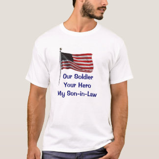 T-shirt Drapeau, notre beau-fils de SoldierYour HeroMy