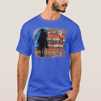 T-shirt Drapeau OccidentalAméricain Cowboy Ceci Est Dieux 