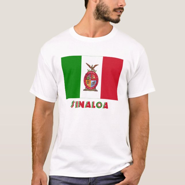 T-shirt Drapeau officieux de Sinaloa (Devant)