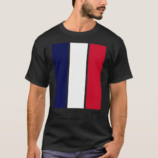 T-shirt Drapeau Ohio Couleurs esthétiques originales Desig