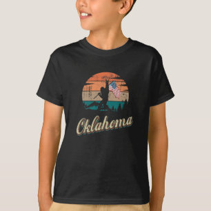 T-shirt Drapeau Oklahoma USA