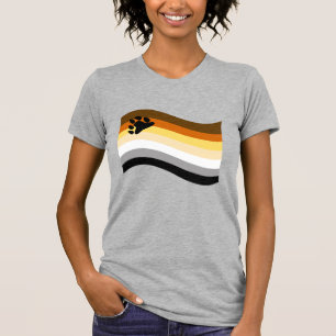 T-shirt Drapeau ondoyant de la fierté des ours