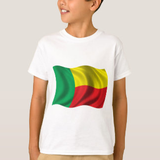 T-shirt Drapeau onduleux du Bénin