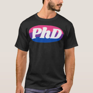 T-shirt drapeau ovale phd