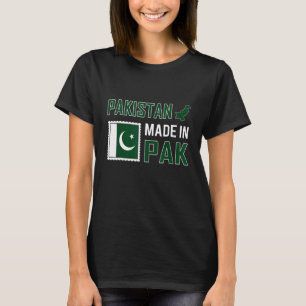 T-shirt Drapeau Pakistan