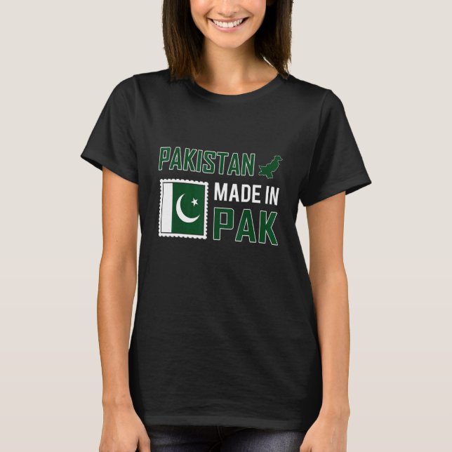T-shirt Drapeau Pakistan (Devant)